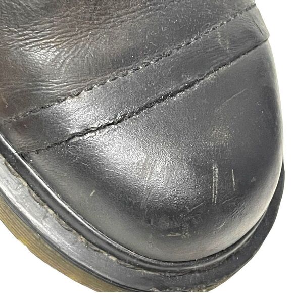 DR MARTENS #12105 Pink Plaid Flannel Lined Fold Down Boots 6 - Picture 7 of 13